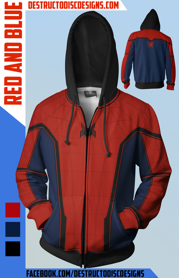 Red and Blue Hoodie! [Limited!]