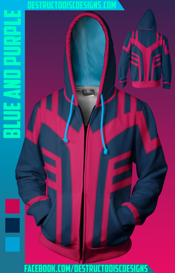 Blue and Purple Hoodie! [Limited]