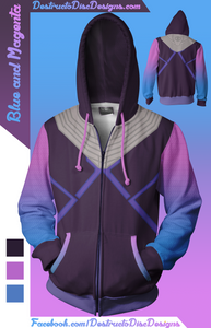 Blue and Magenta Hoodie [Limited]