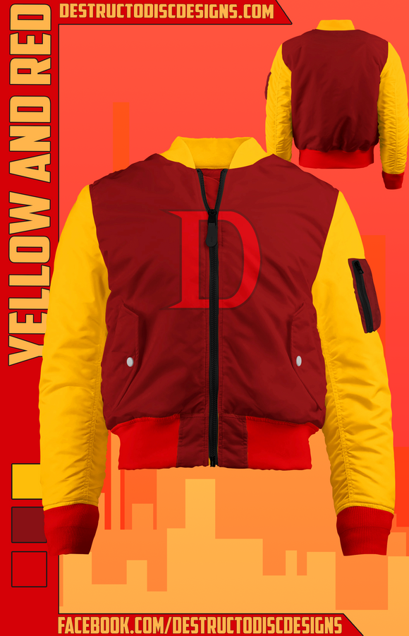 Yellow and Red Bomber Jacket! [LIMITED]