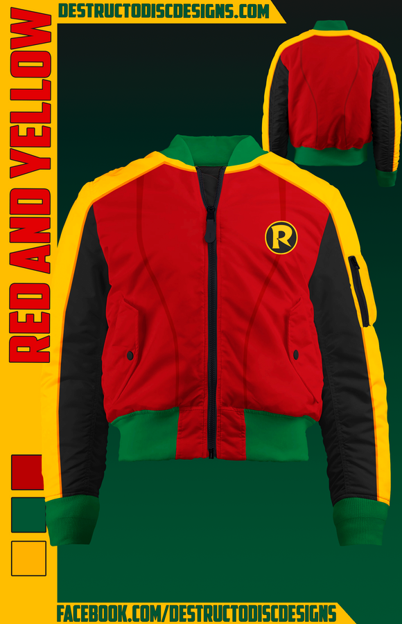 Red and Yellow Bomber Jacket! [Limited]