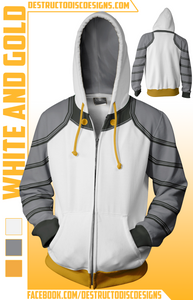 White and Gold Hoodie [Limited!]