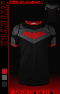 Red and Gray Shirt [Limited]