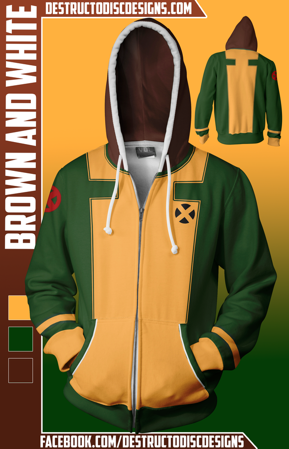 Brown and White Hoodie! [Limited]