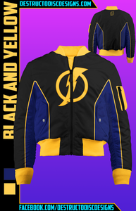 Black and Yellow Bomber Jacket! [LIMITED]