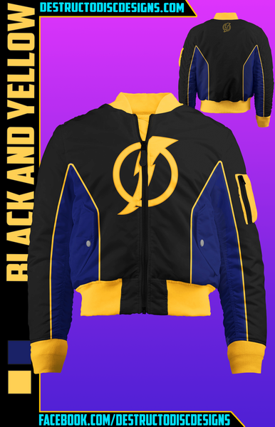 Yellow Bomber Jacket! [Limited] – DestructoDiscDesigns